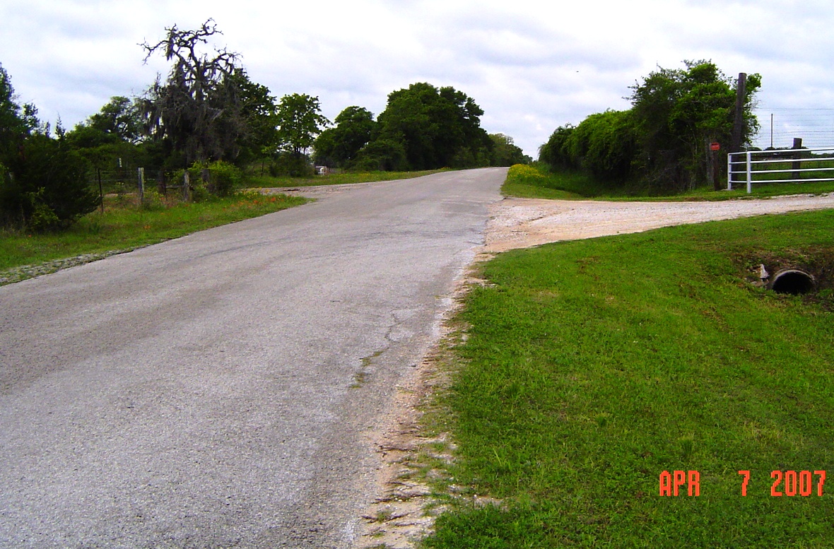 Junction LCR456 & Hoffer Ranch Road