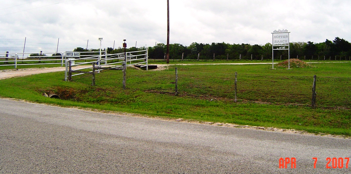 Hoffer Ranch entrance