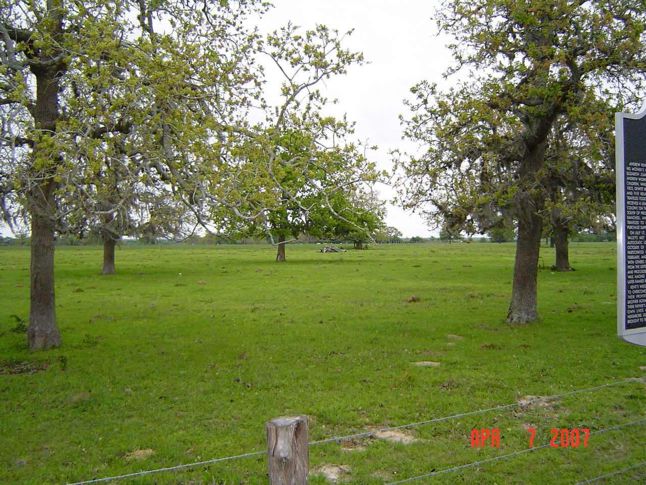 Kent land nw view from marker