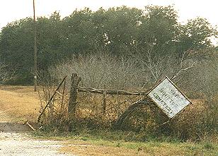 Cemetery Entrance from Road