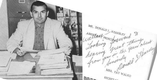 Mr. Kearsley at work 1962