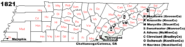 State of Tennessee 1821